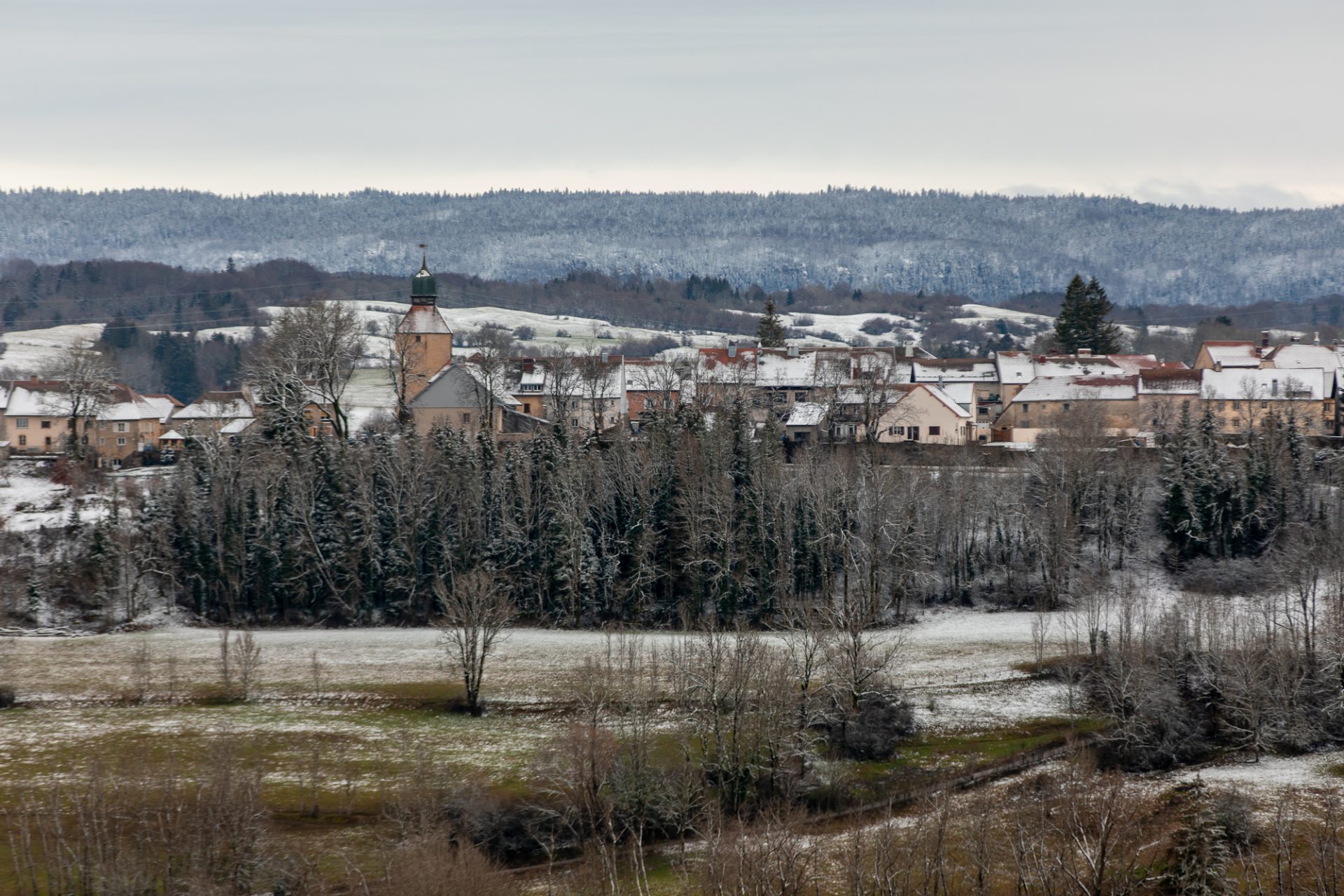 Village enneigé SOLIHA